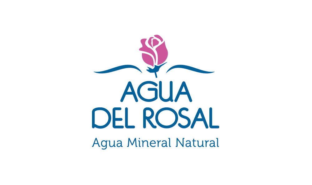 Proyecto de imagen corporativa Agua del Rosal, diseño de logotipo, diseño de etiqueta, diseño de packaging