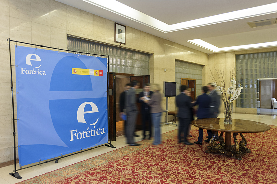 Diseño photocall para evento RSE y competitividad, un modelo para España