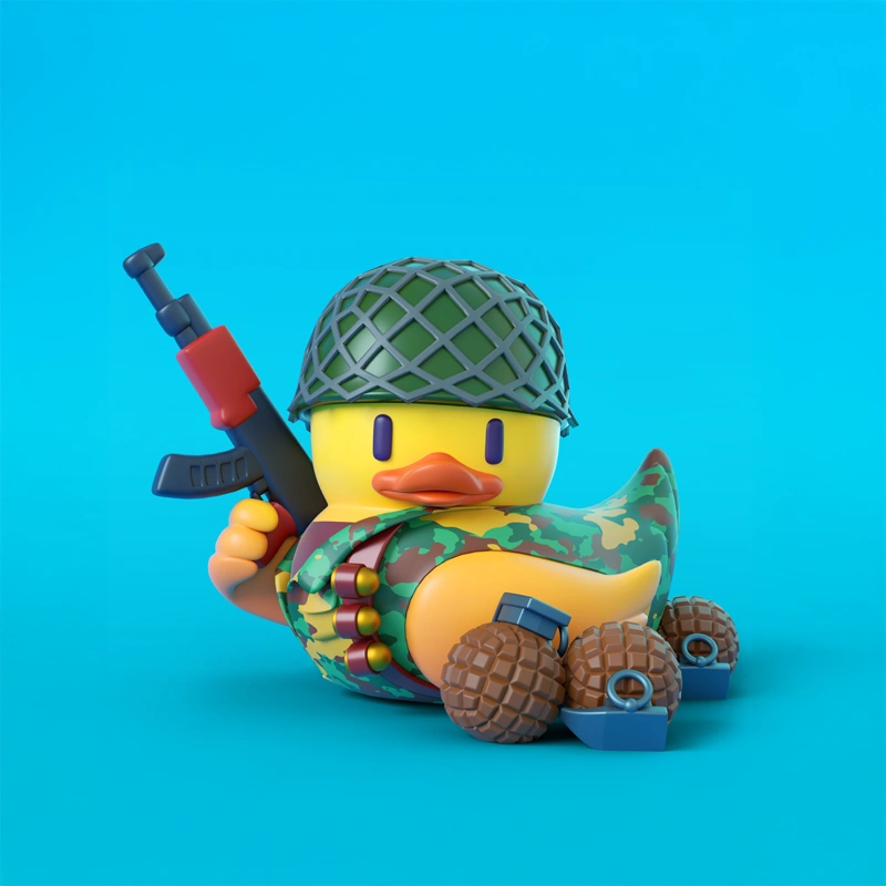 Duckfactory diseño patito Rambo Duckfactory diseño patito Rambo