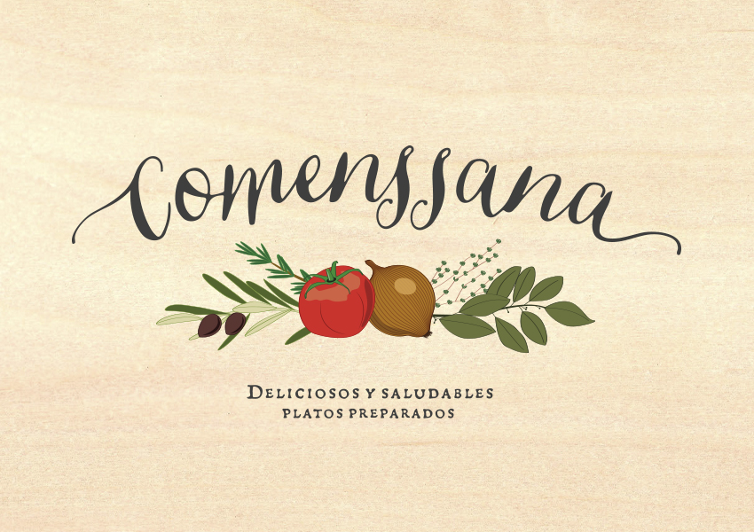 Branding Comenssana, diseño corporativo, logotipo. Branding Comenssana, diseño corporativo, logotipo
