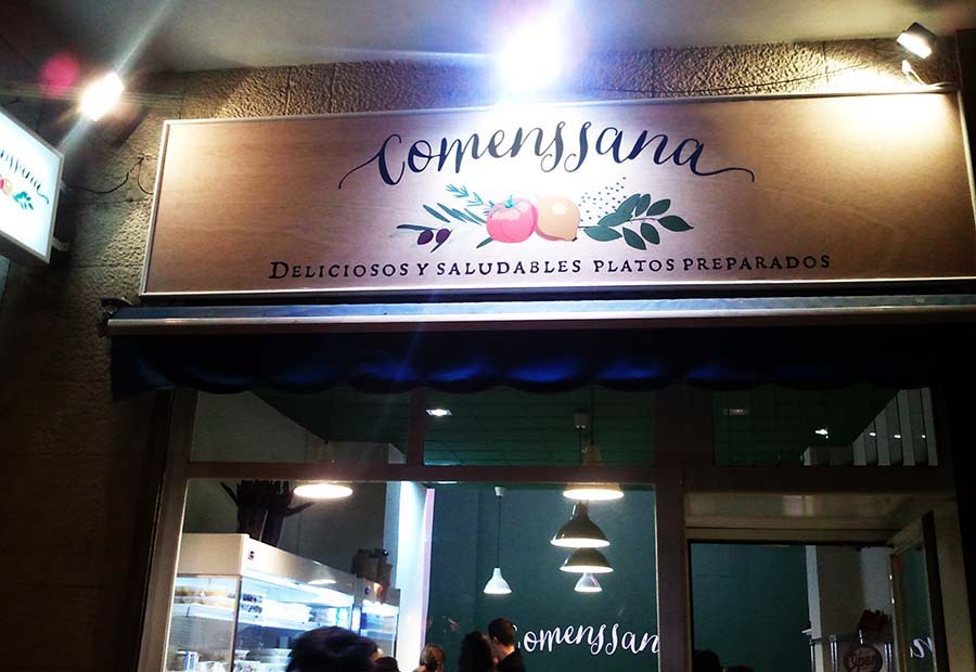 Branding Comenssana, diseño corporativo, exterior e interior de tienda. Branding Comenssana, diseño corporativo, exterior e interior de tienda.