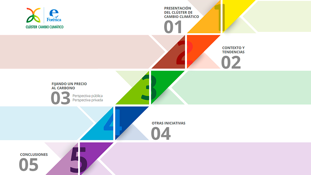 Diseño de Informe Carbon Pricing para el programa Cluster de Cambio Climático de Forética. Diseño de Informe Carbon Pricing para el programa Cluster de Cambio Climático de Forética.