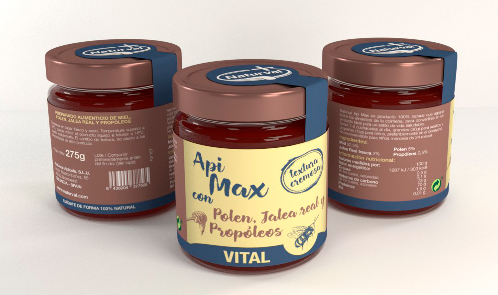 Diseño packaging miel apimax Diseño packaging miel apimax