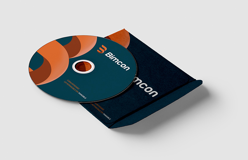 Diseño corporativo consultoría Bimcon, carátula de CD. Diseño corporativo consultoría Bimcon, carátula de CD.