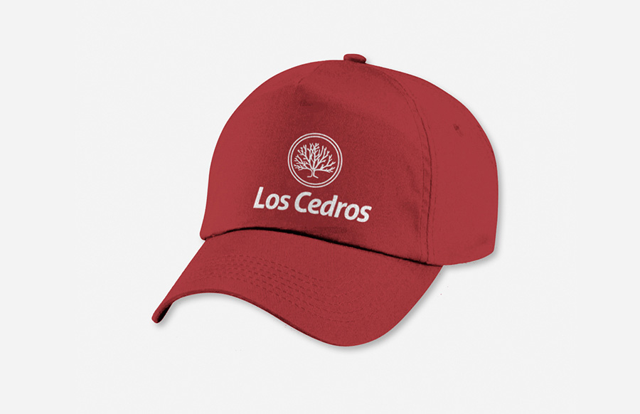 imagen corporativa Club deportivo Los Cedros gorra imagen corporativa Club deportivo Los Cedros gorra