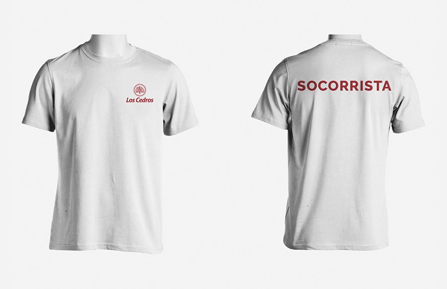 imagen corporativa Club deportivo Los Cedros diseño vestuario socorristas imagen corporativa Club deportivo Los Cedros diseño vestuario socorristas
