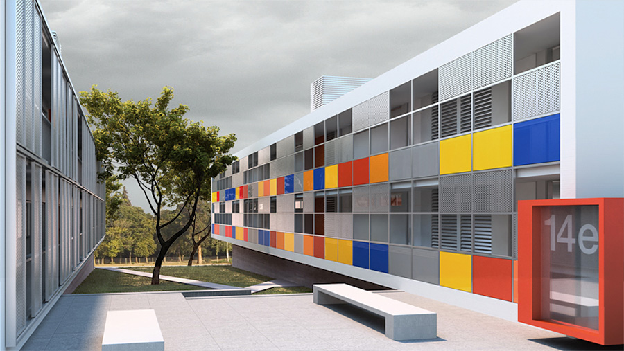 Infografía 3D para proyecto de estudio de arquitectura, 7.