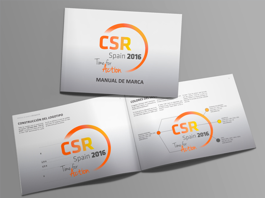 Manual de identidad corporativa logo CSR Spain 2016 Manual de identidad corporativa logo CSR Spain 2016
