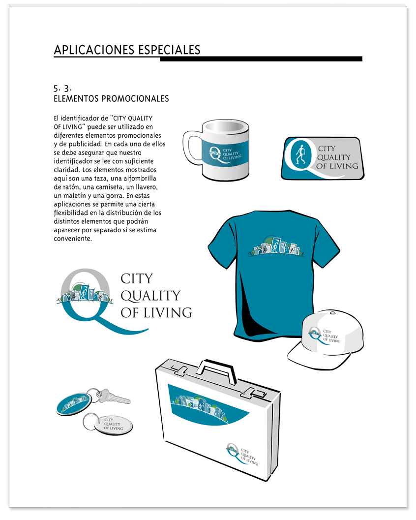 Manual de Identidad Corporativa City Quality of Living, página 1. Manual de Identidad Corporativa City Quality of Living, página 1.