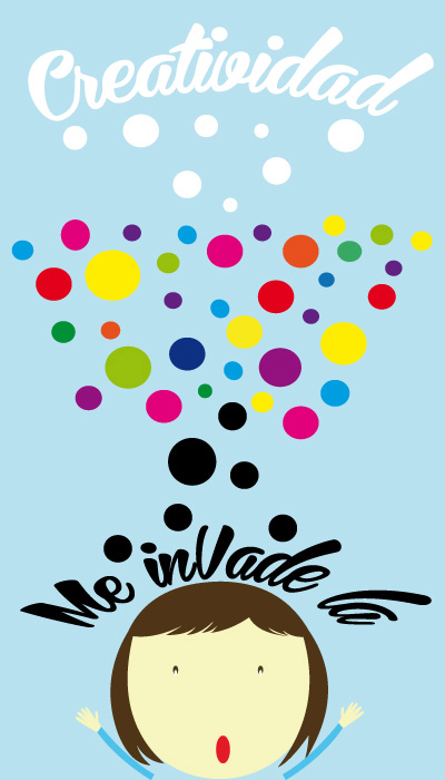 Me invade la creatividad.