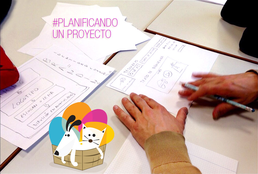 Planificando un proyecto creativo en la agencia creativa LN.