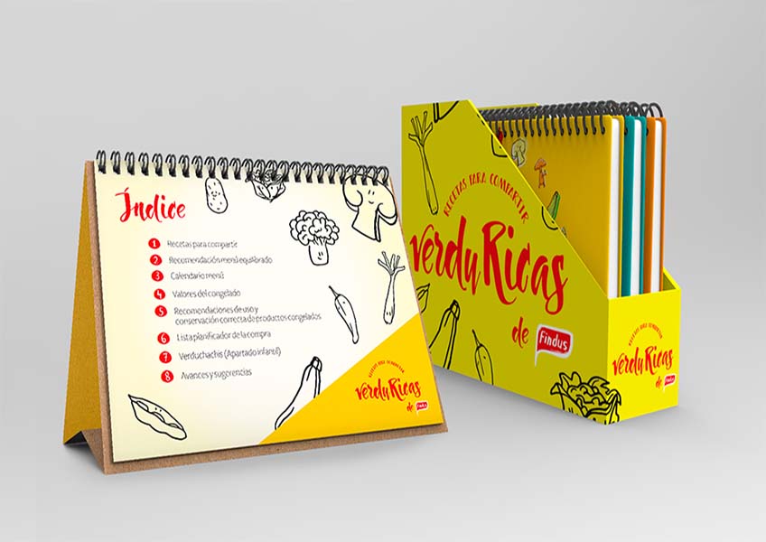 Proyecto de diseño gráfico verduRicas Findus, 13. Proyecto de diseño gráfico verduRicas Findus, 13.