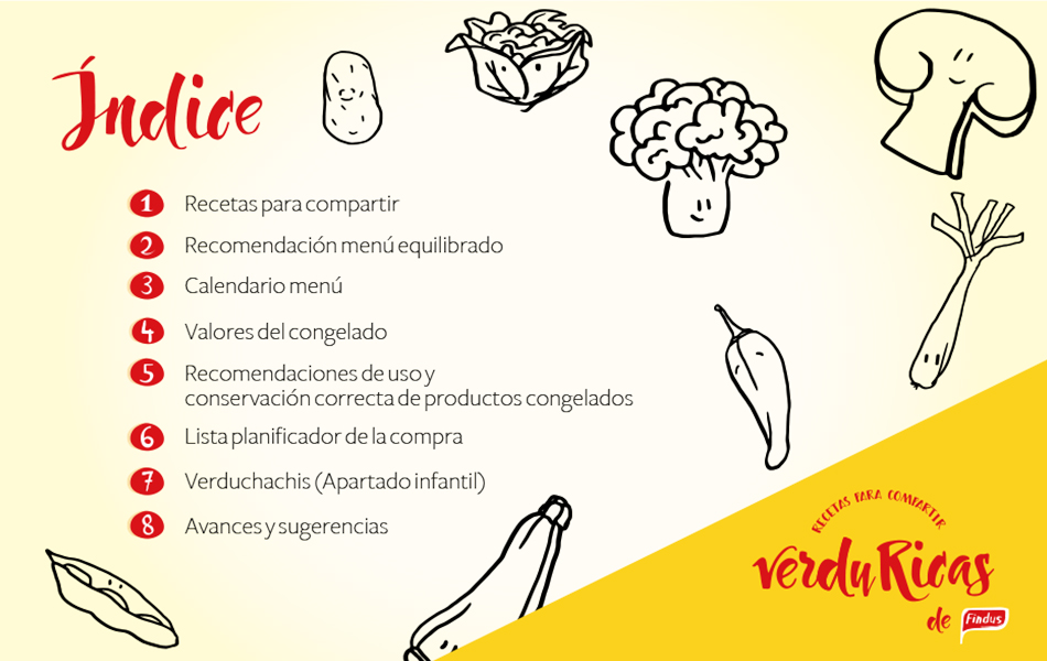 Proyecto de diseño gráfico verduRicas Findus, 5. Proyecto de diseño gráfico verduRicas Findus, 5.