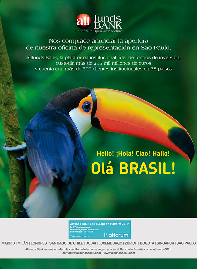 Publicidad para all funds BANK, Olá Brasil! Publicidad para all funds BANK, Olá Brasil!