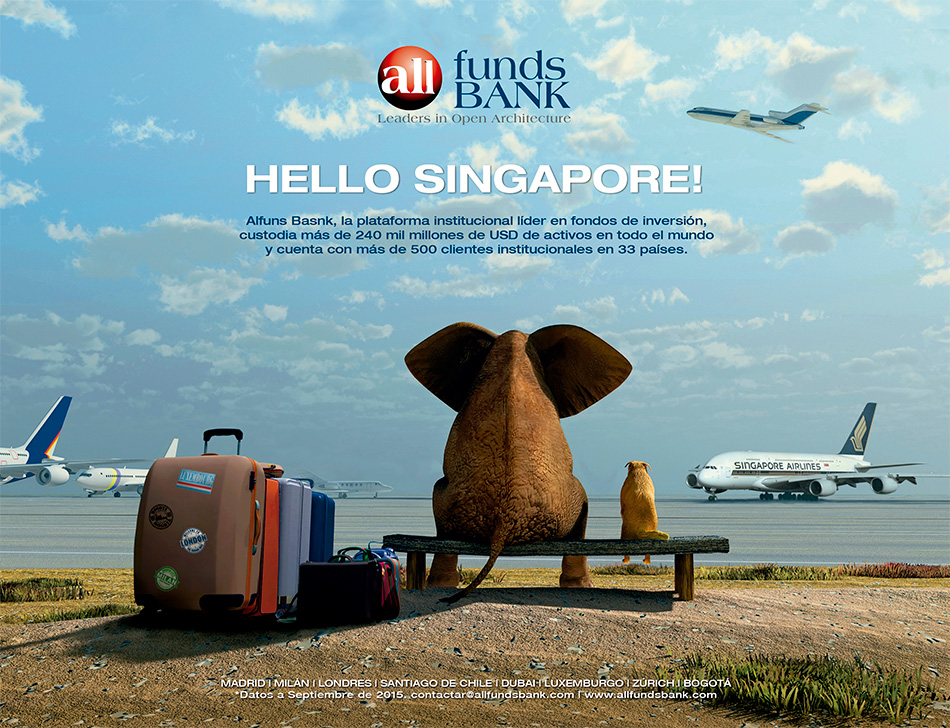 Publicidad para all funds BANK, Hello Singapore! Publicidad para all funds BANK, Hello Singapore!