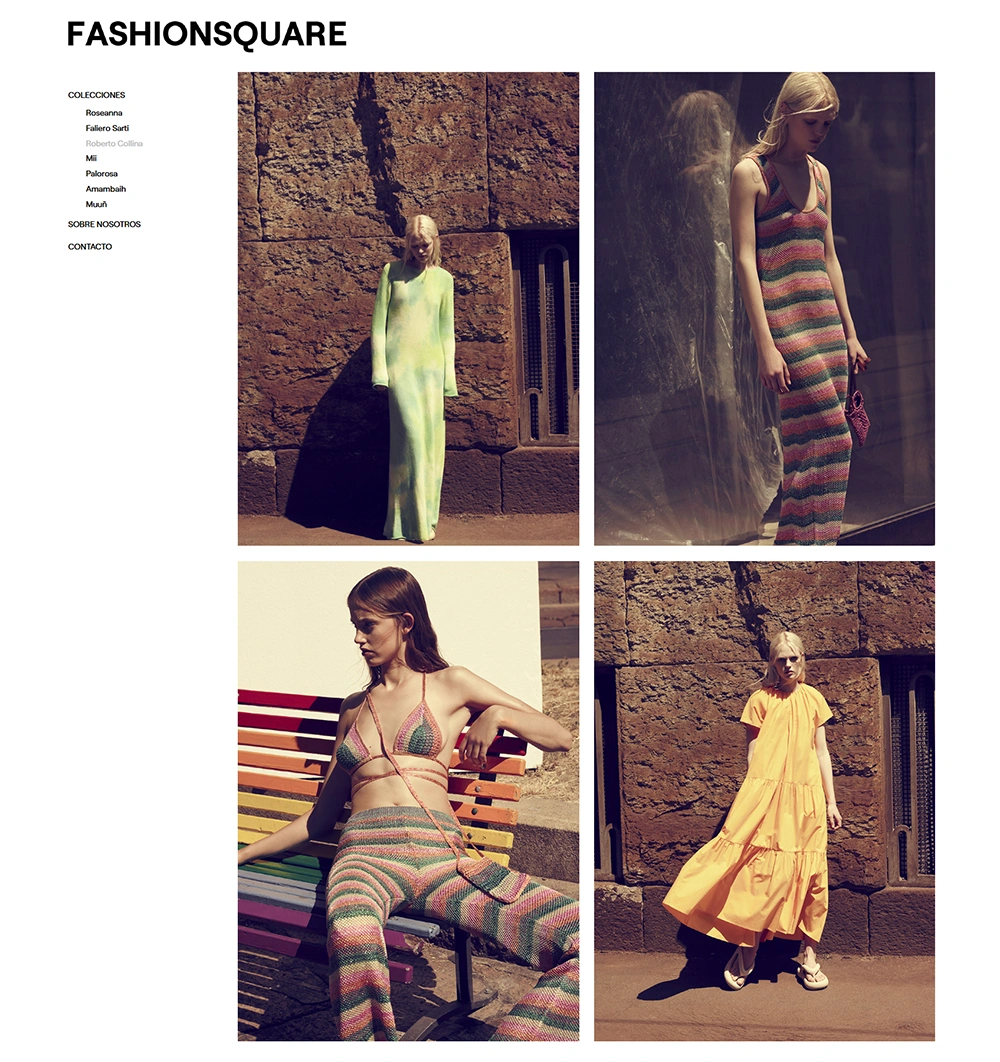 Diseño página web Fashionsquare, imagen 3