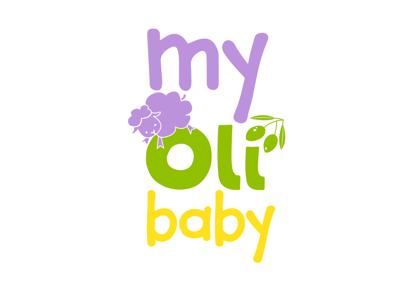 Proyecto de diseño de imagen corporativa my Olibaby, versión vertical del logotipo Proyecto de diseño de imagen corporativa my Olibaby, versión vertical del logotipo