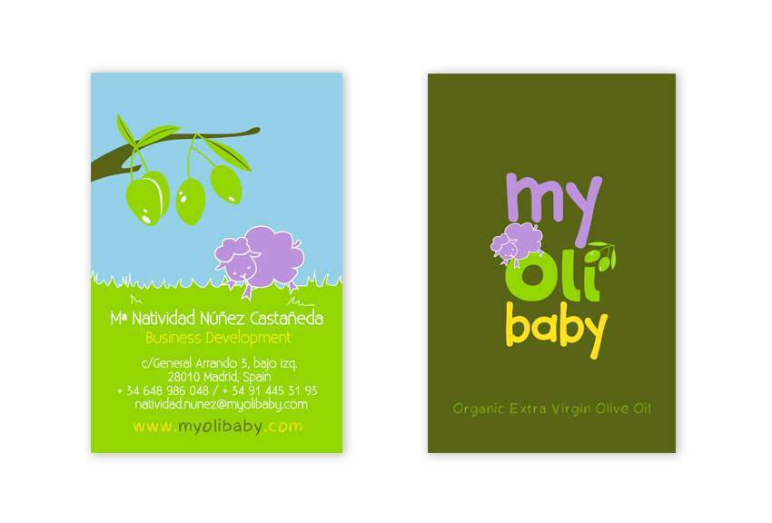 Proyecto de diseño de imagen corporativa my Olibaby, diseño de tarjetas. Proyecto de diseño de imagen corporativa my Olibaby, diseño de tarjetas.