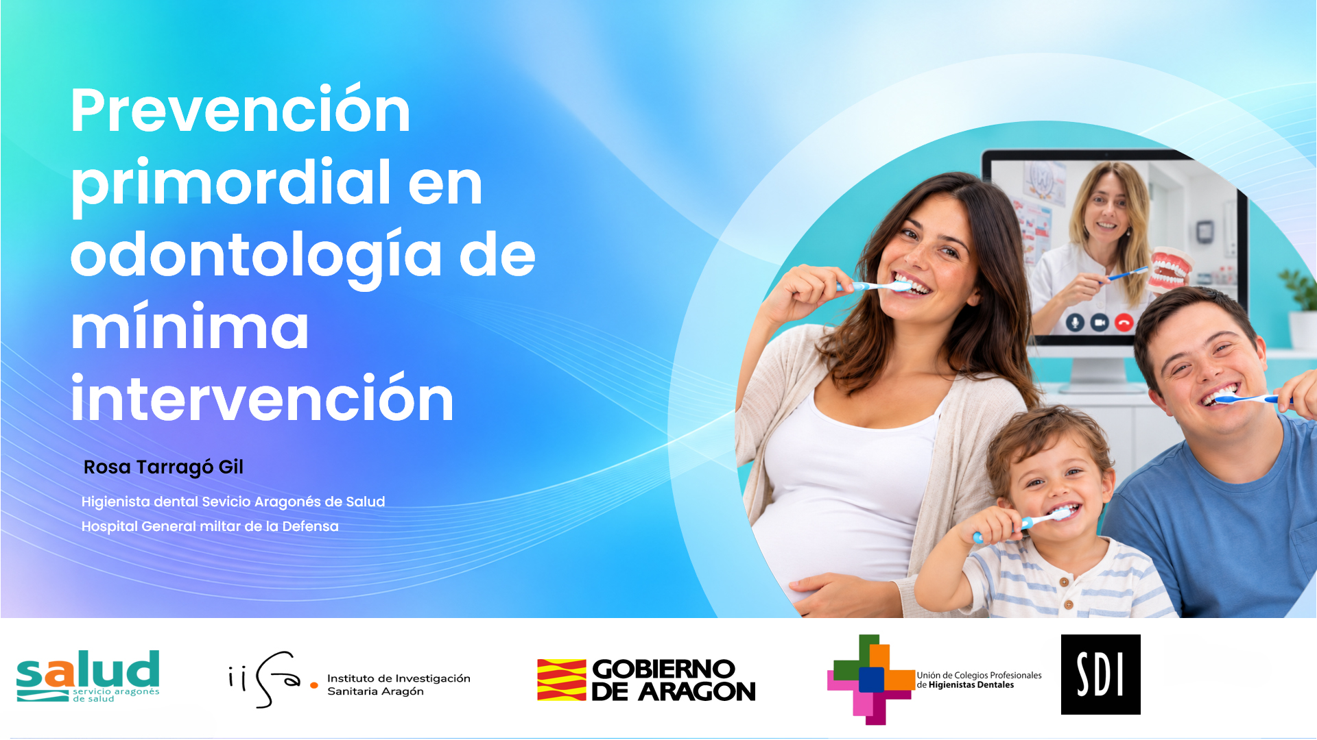 portada presentación congreso de odontología